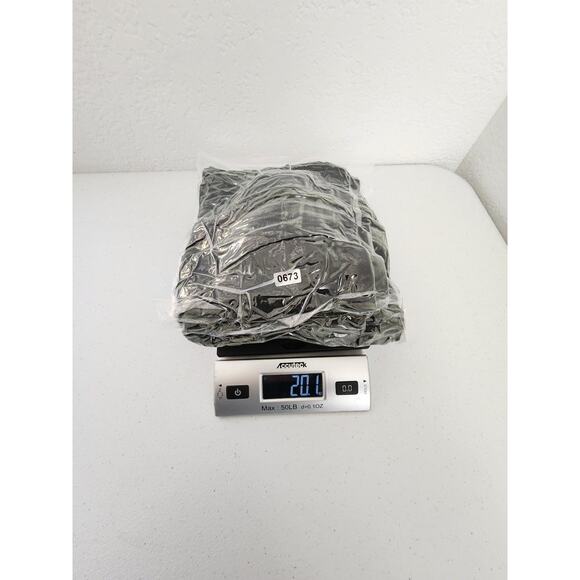 Donna Morgan Dress Womens 14 Green Velvet Long Sleeve Square Neck Midi Holidays - Picture 15 of 15